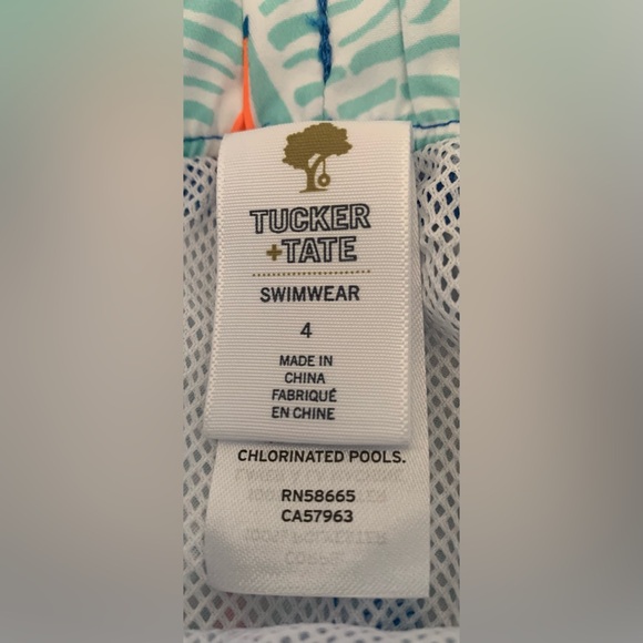 Tucker Tate Swim Trunks 
(2) Pair 
Sailboat Print 
Turtle Print - Picture 4 of 9